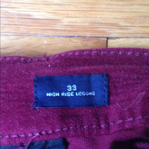 GAP burgundy pants - Picture 3 of 4